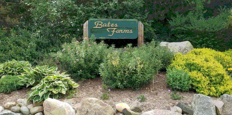 Bates Farms neighborhood sign